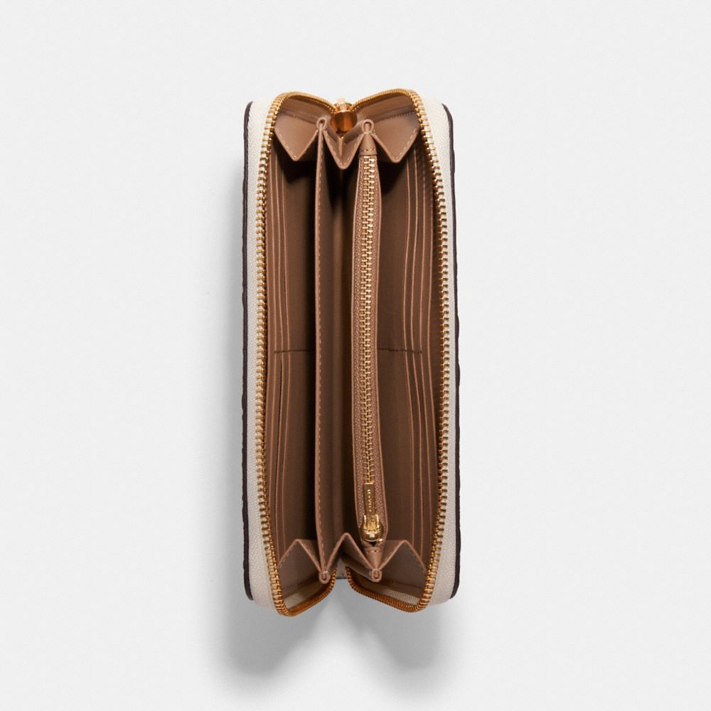 coach zip wallet