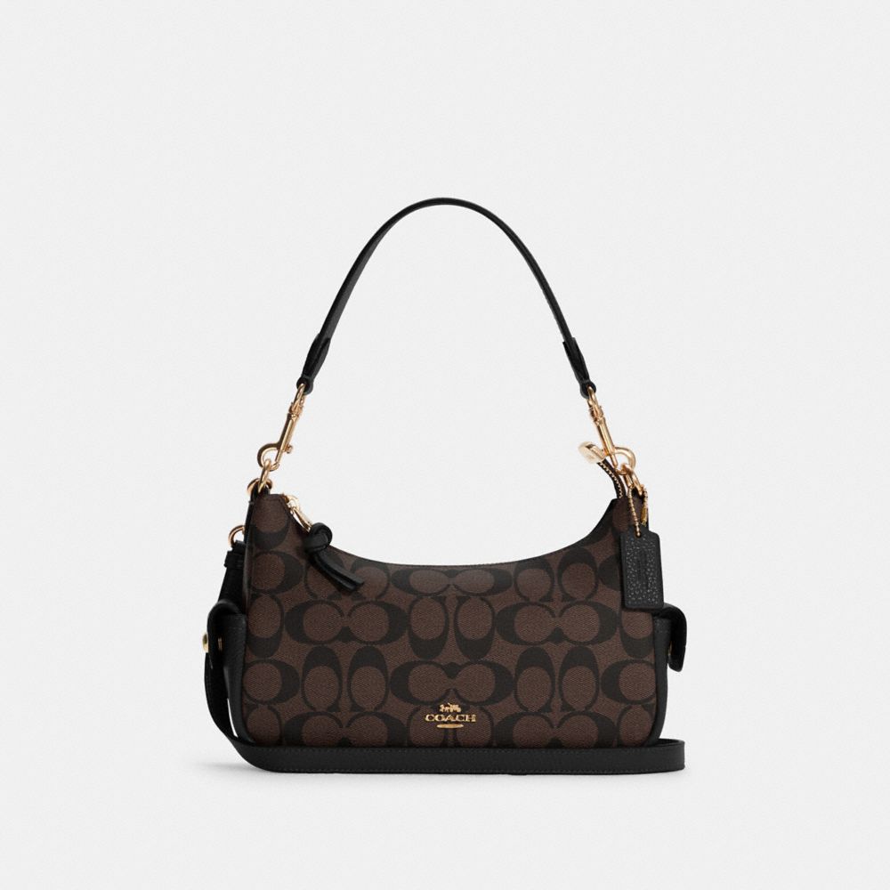 COACH® | Pennie Shoulder Bag 25 In Signature Canvas