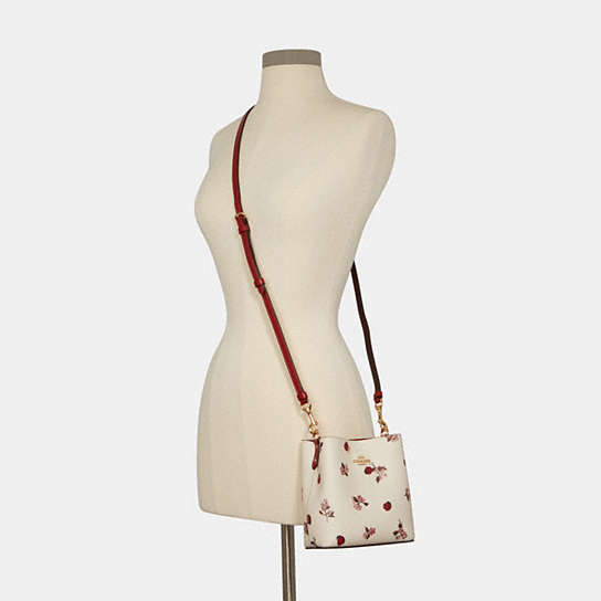 COACH® | Mini Town Bucket Bag With Ladybug Floral Print