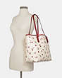 City Tote With Ladybug Floral Print