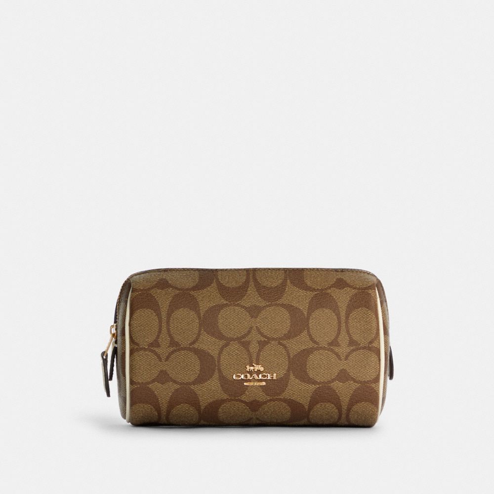 COACH® Cosmetic Case 17 In Signature Canvas