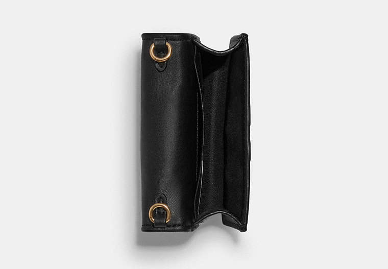 Mini Wallet On A Chain In Signature Leather