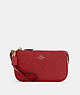 COACH®,NOLITA 19 IN SIGNATURE LEATHER,Smooth Calf Leather,Mini,Gold/1941 Red,Front View