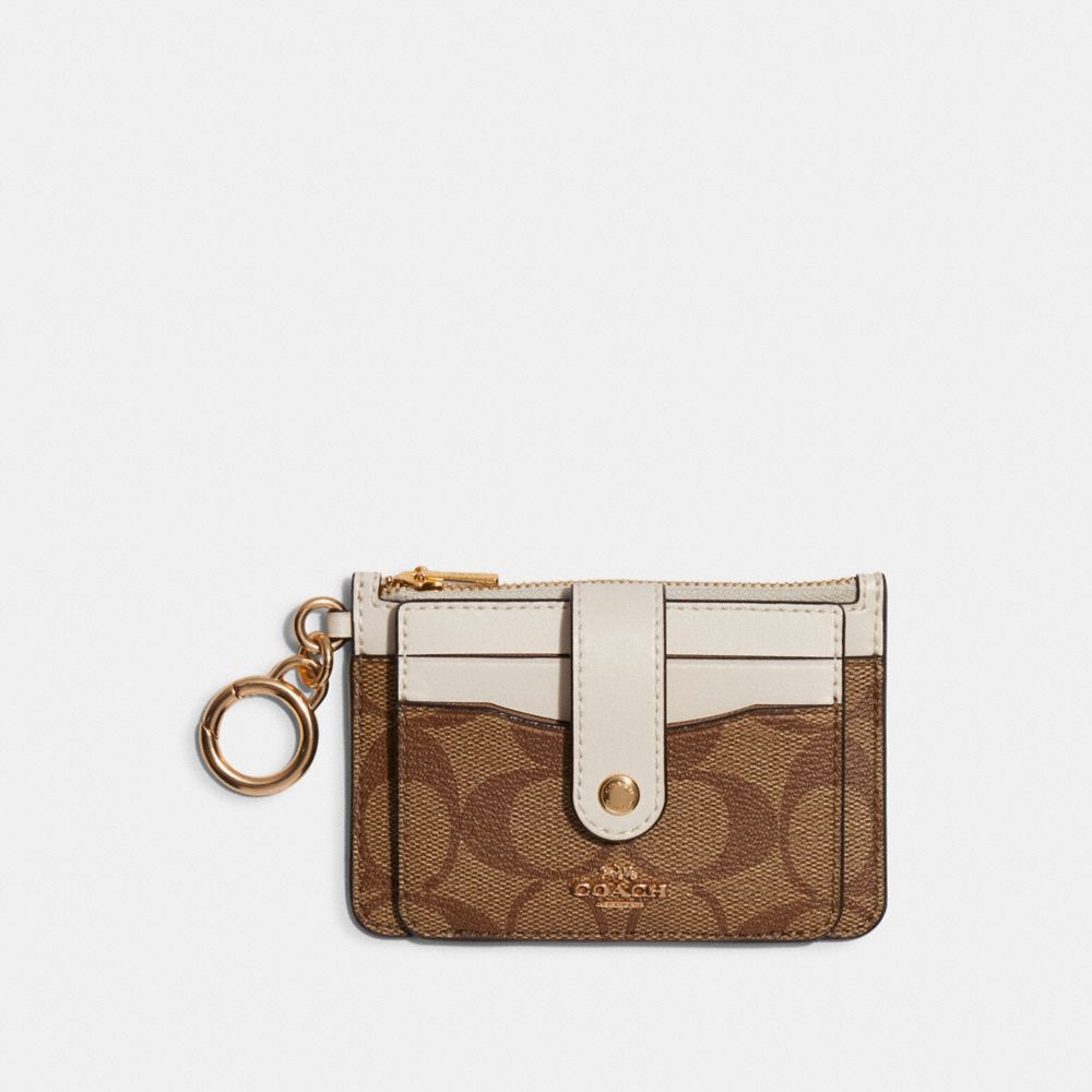 coach attachment card case
