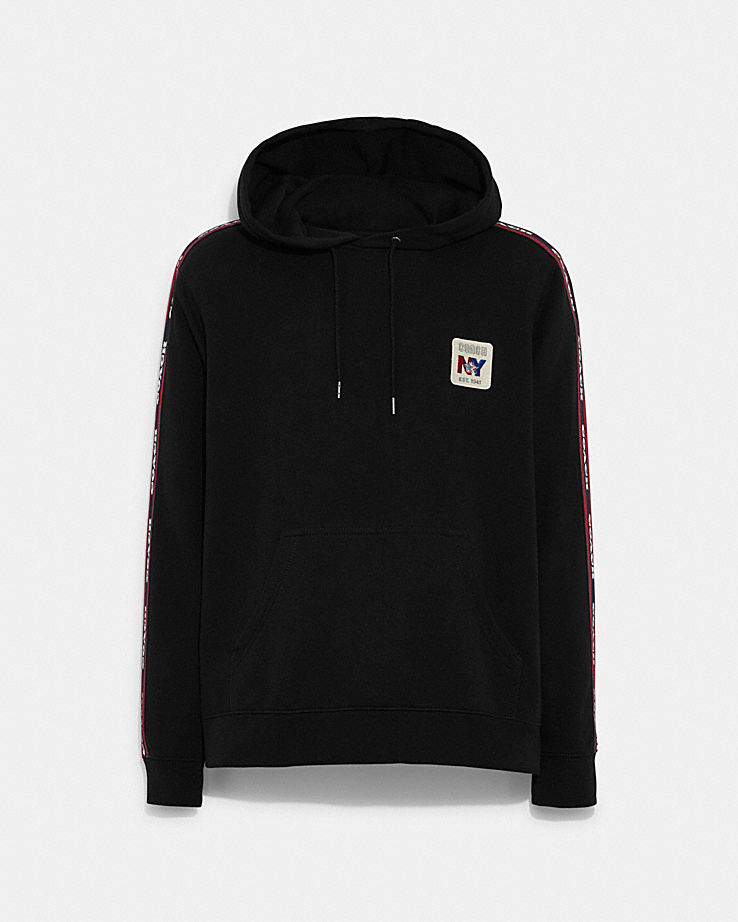 Coach Pull Over Hoodie In Organic Cotton