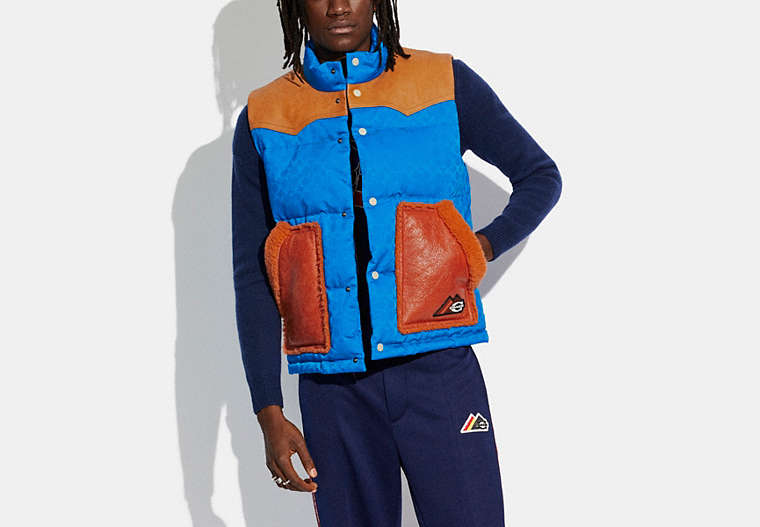 COACH® | Mountaineering Vest In Recycled Polyester