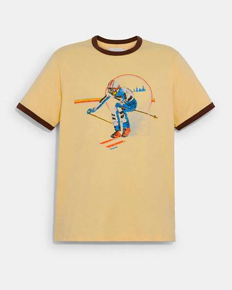 スキー ボクシー Tシャツ オーガニック コットン, ﾊﾞﾆﾗ, ProductTile