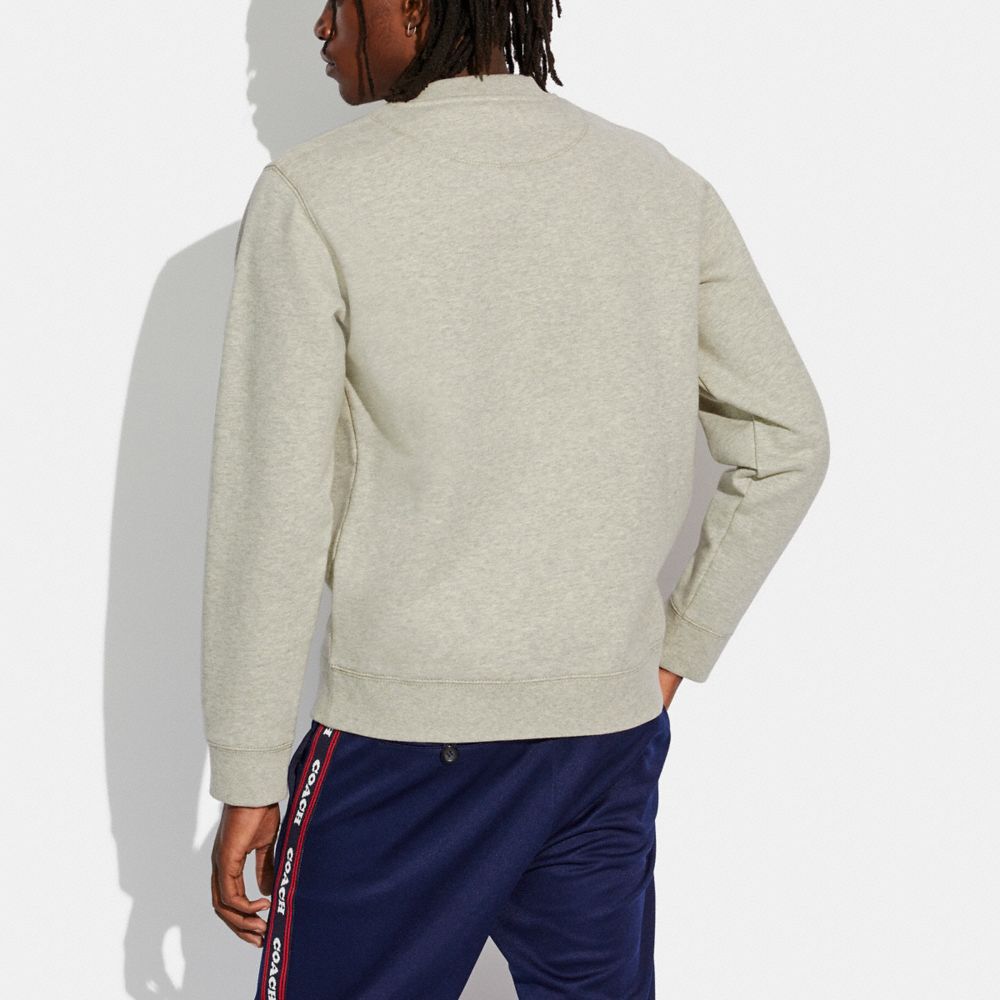 Ski Alpine Club Graphic Crewneck Sweatshirt In Organic Cotton