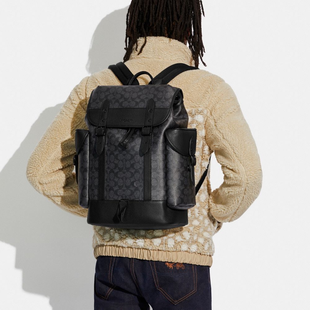 Coach Hitch Backpack In Signature Canvas | ModeSens