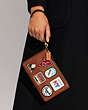 Small Wristlet With Patches