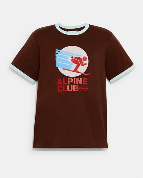 T-shirt droit Club alpin en coton biologique