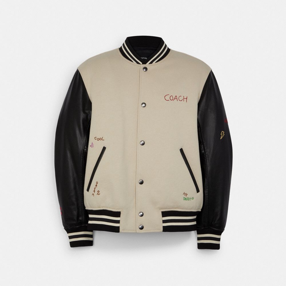 COACH® | Diary Script Varsity Jacket