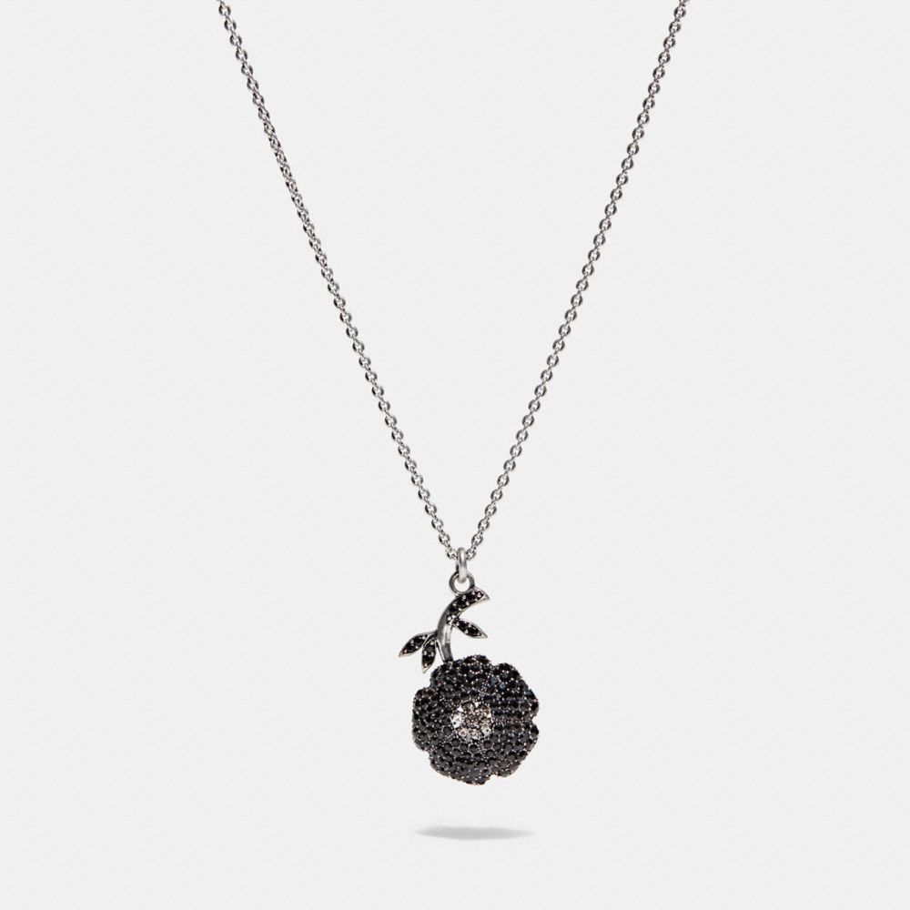 Jet Flower Necklace | COACH®