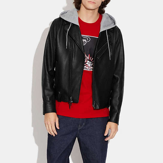 COACH OUTLET® | Leather Moto Jacket