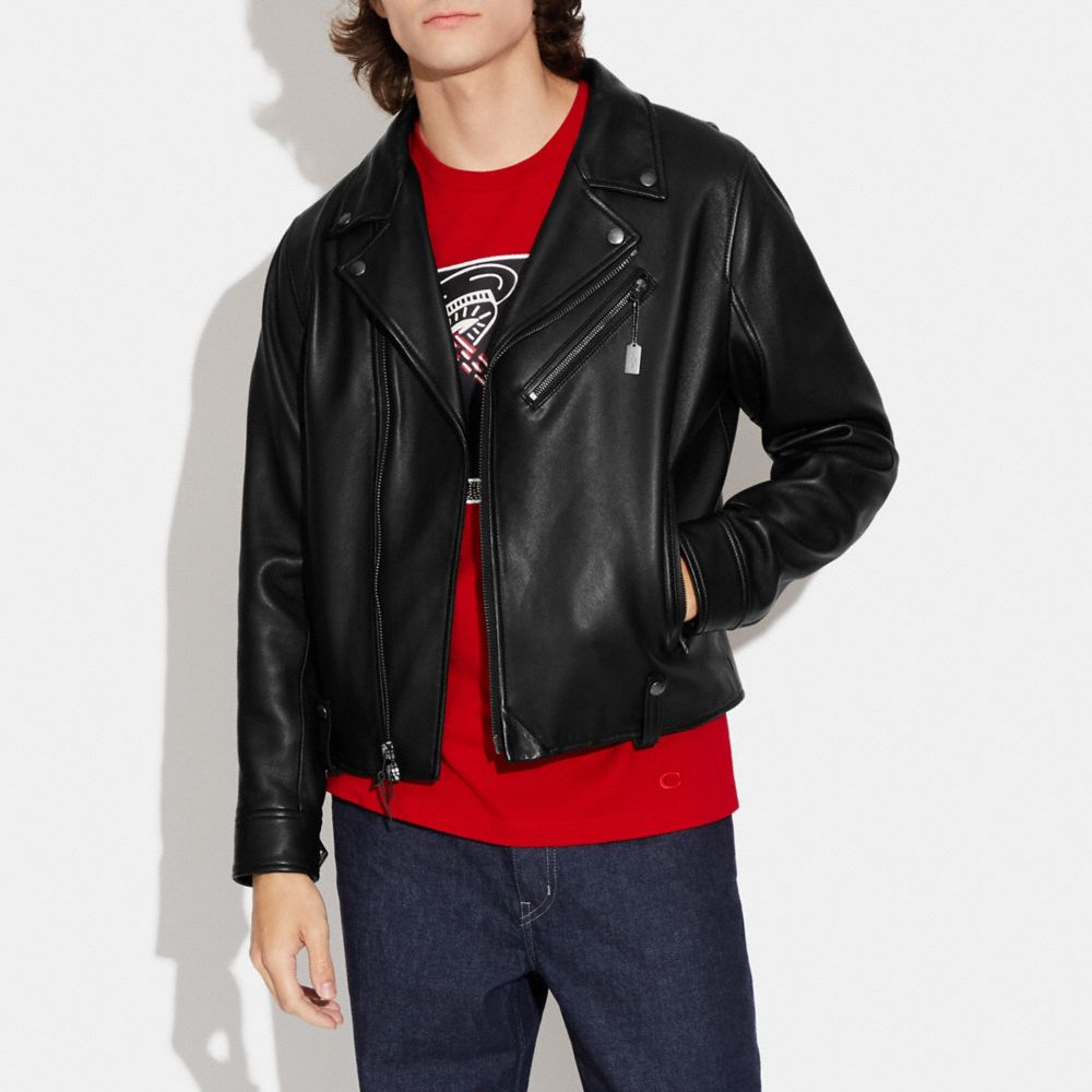 COACH OUTLET® | Leather Moto Jacket