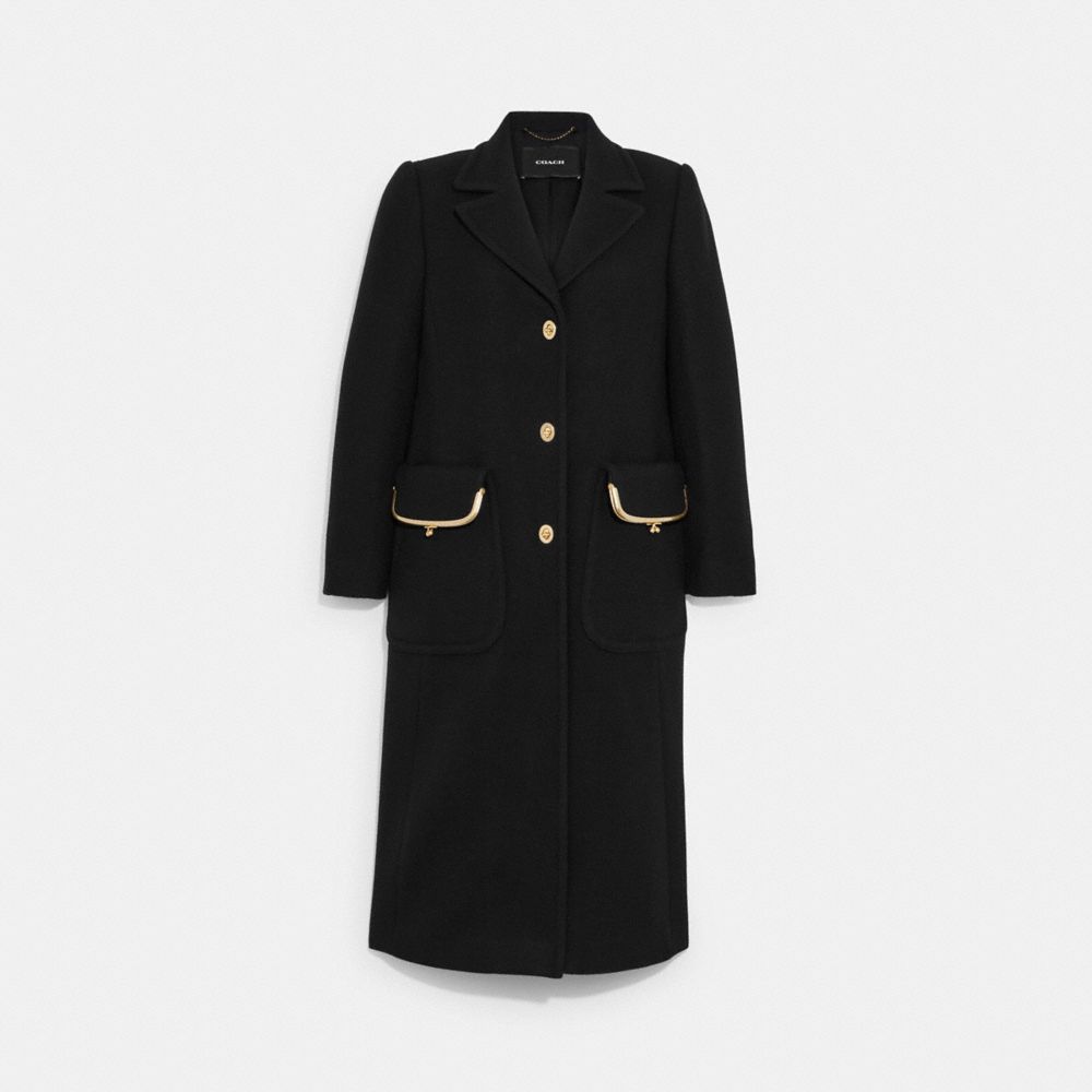 COACH® Long Wool Coat