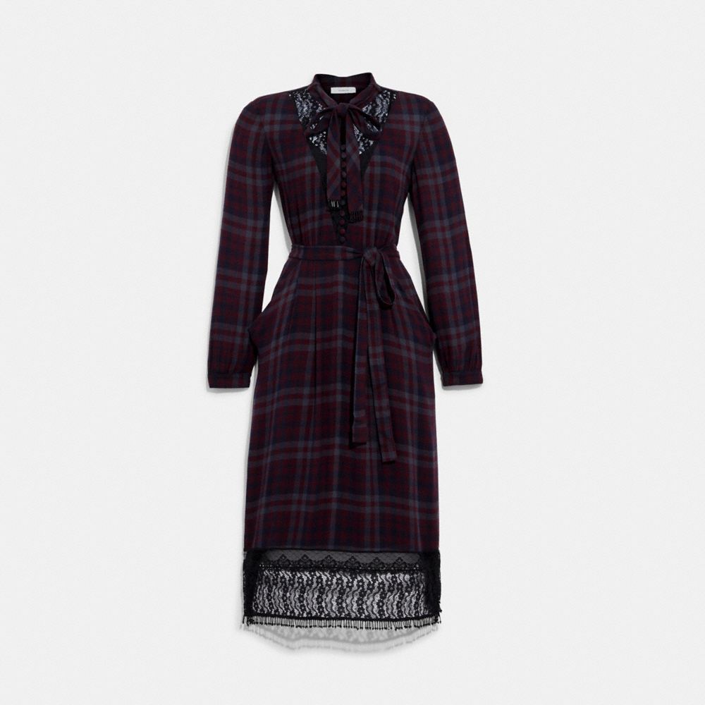 COACH OUTLET® Long Sleeve Dress