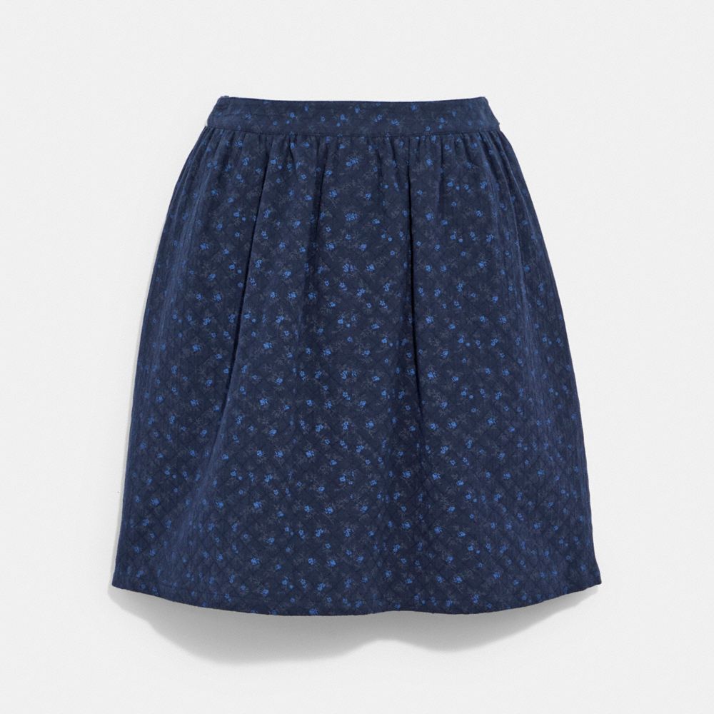 COACH OUTLET® | Mini Quilted Skirt In Organic Cotton