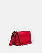 COACH®,STUDIO SHOULDER BAG 19,Smooth Leather,Mini,Brass/Bold Red,Angle View