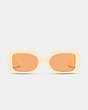 Badge Rectangle Sunglasses