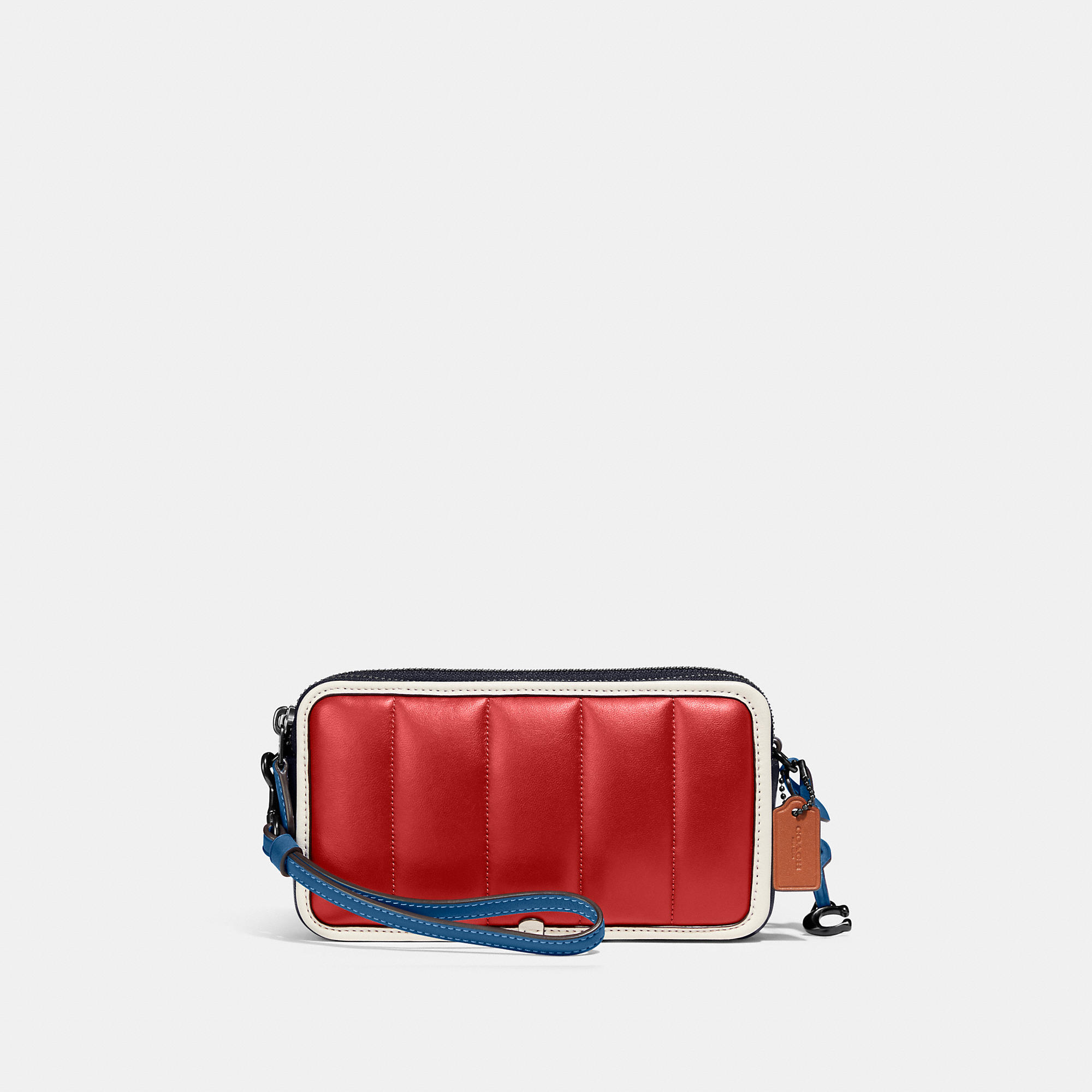 Coach Kira Crossbody With Colorblock Quilting In Red | ModeSens