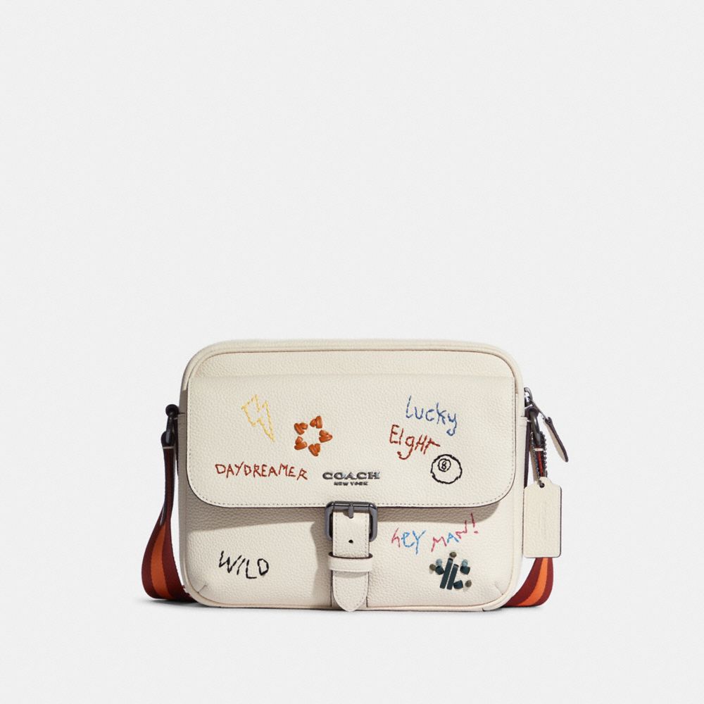 COACH® Hudson Crossbody With Diary Embroidery