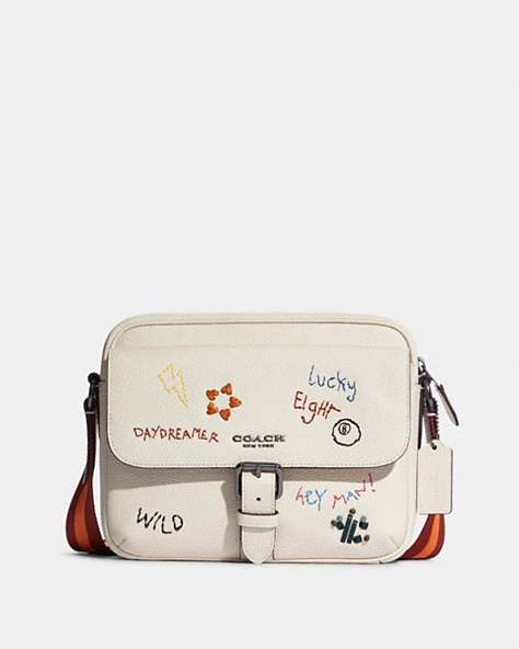 Hudson Crossbody With Diary Embroidery