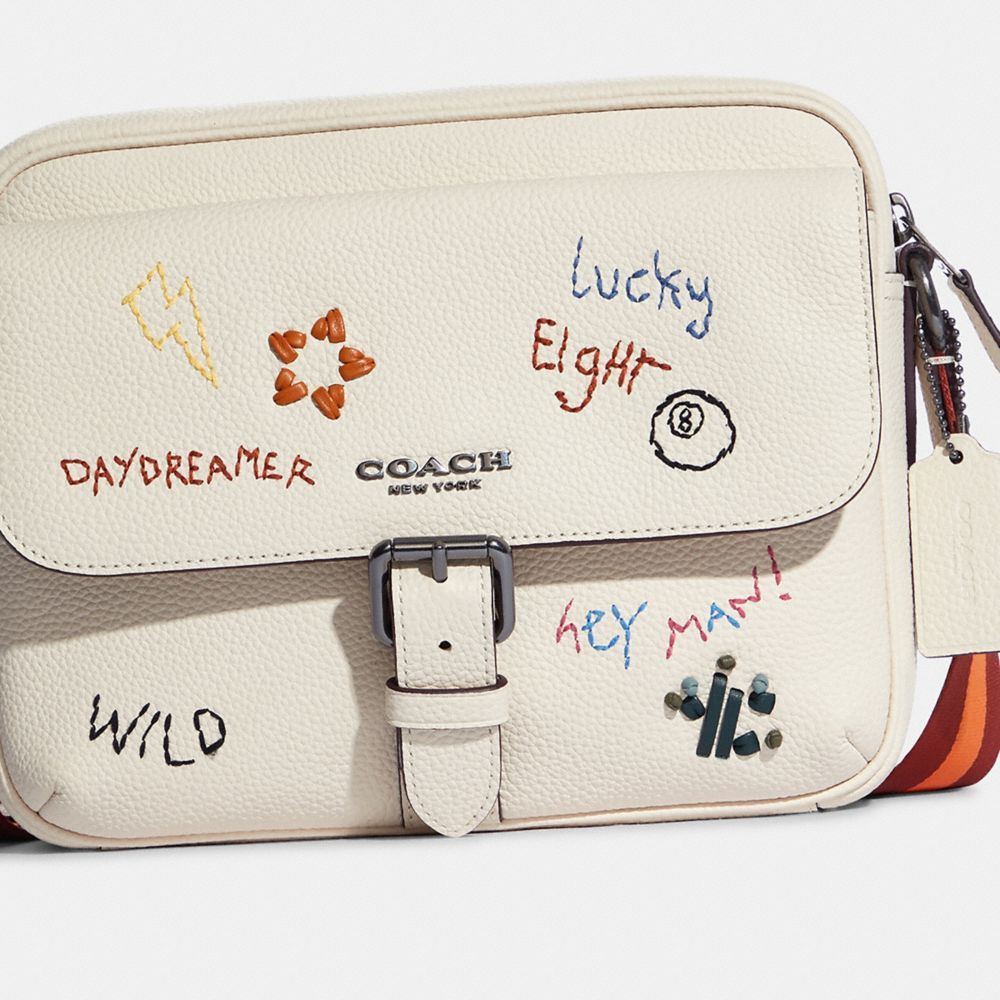 COACH® Hudson Crossbody With Diary Embroidery