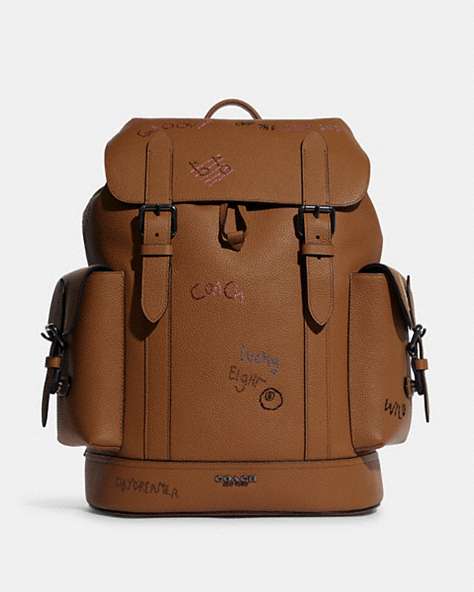 Hudson Backpack With Diary Embroidery