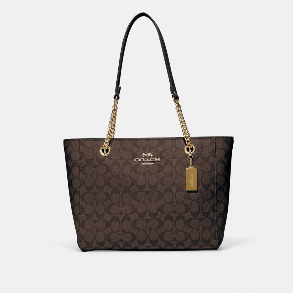 COACH OUTLET® | Cammie Chain Tote In Signature Canvas