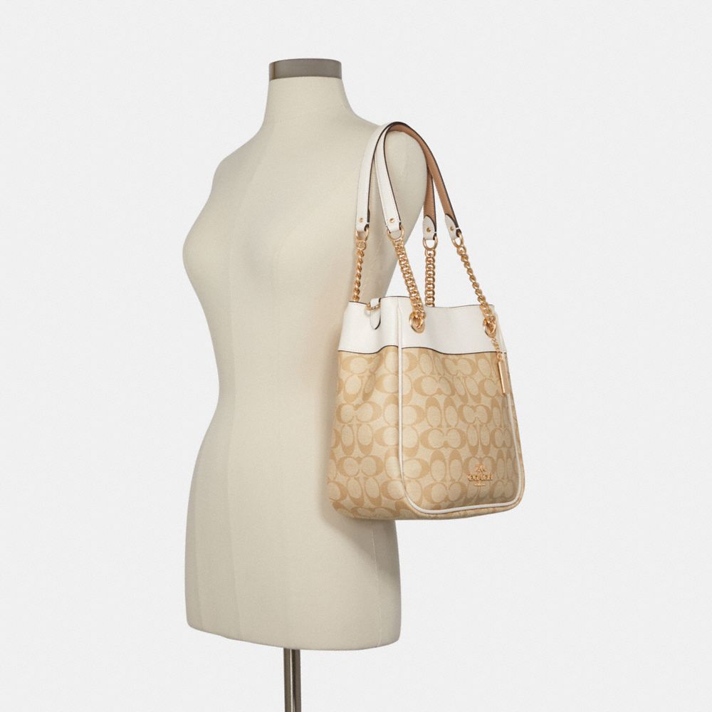 coach cammie chain bucket bag