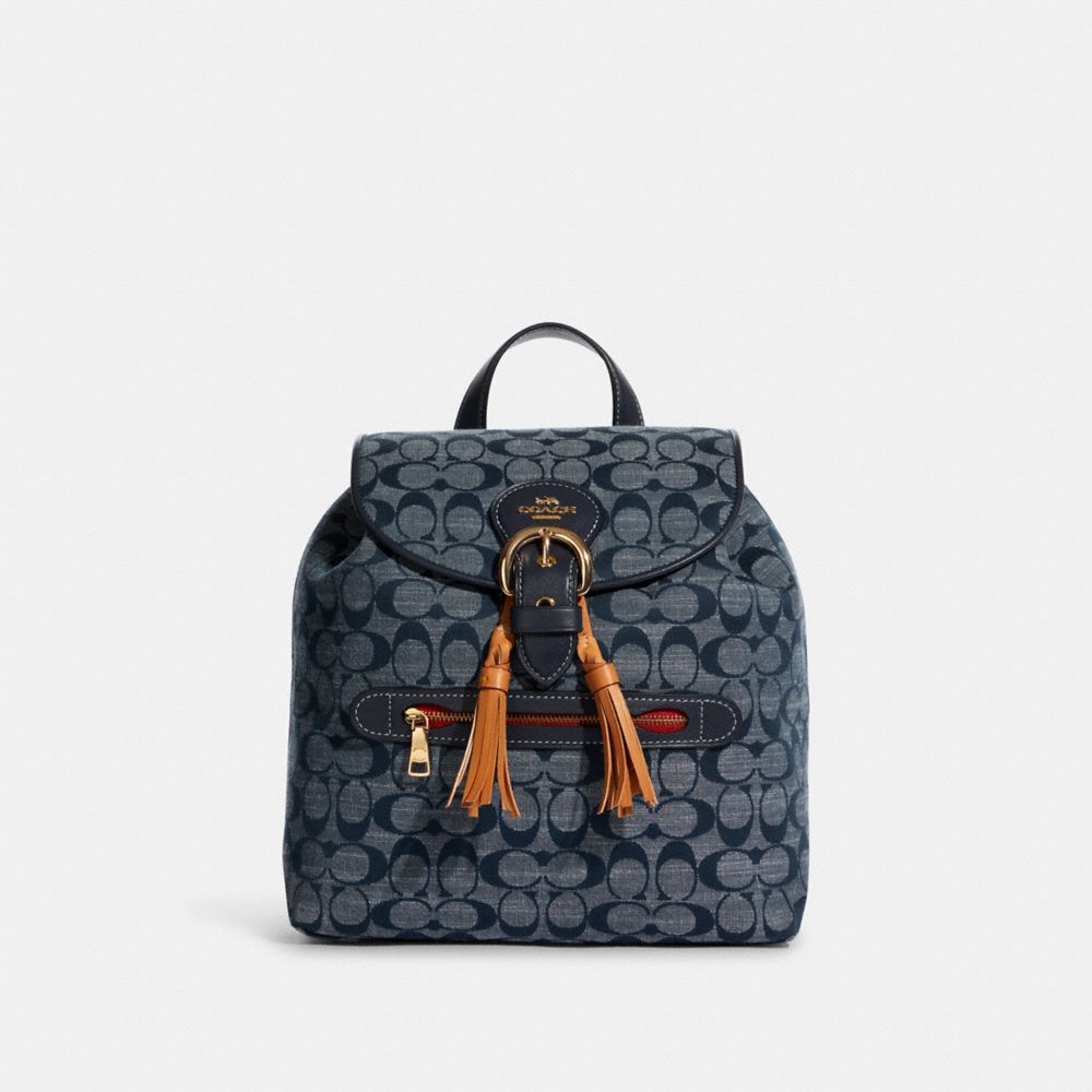 COACH® Kleo Backpack In Signature Chambray