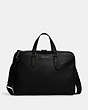 COACH®,GRAHAM SLIM BRIEF,Smooth Calf Leather,Large,Office,Gunmetal/Black,Front View