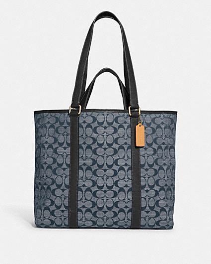 Kleo Carryall In Signature Chambray - COACH® Outlet