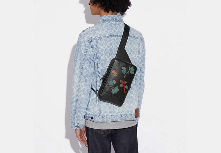 COACH® | Turner Pack With Dreamy Leaves Print