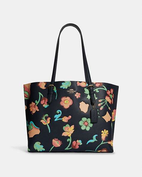 Mollie Tote With Dreamy Land Floral Print