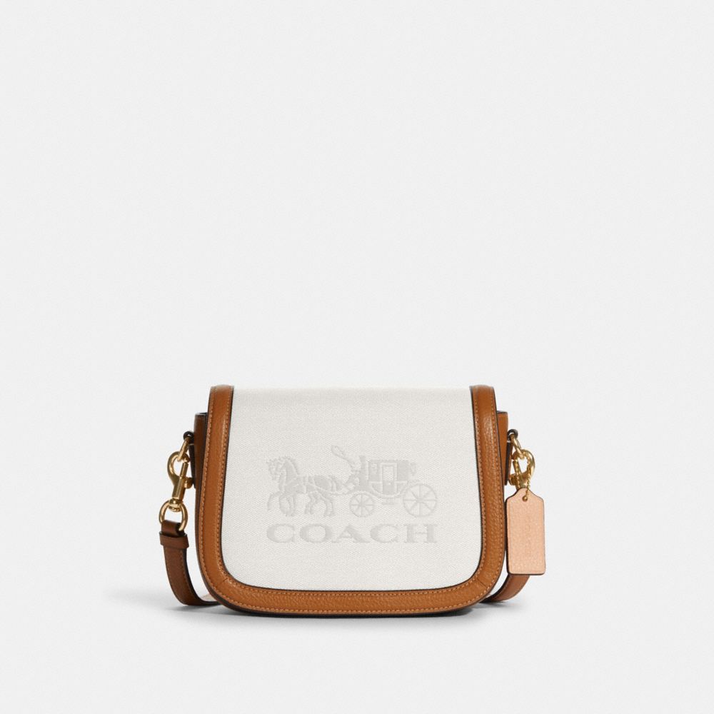 COACH® Saddle Bag In Colorblock With Horse And Carriage