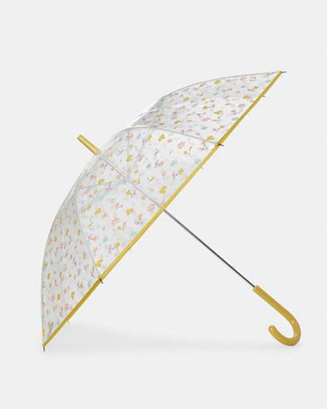 Clear Bubble Umbrella In Mystical Floral Print