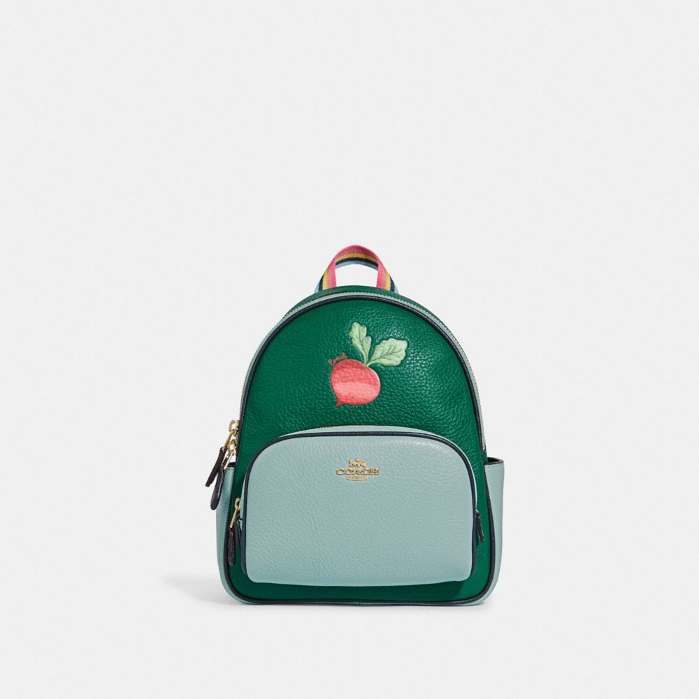 COACH® Mini Court Backpack With Radish