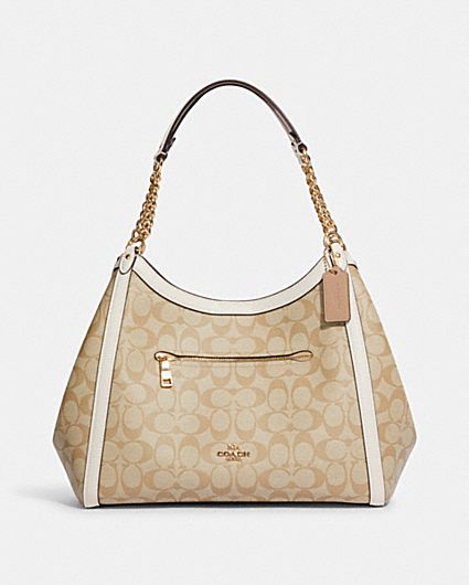 COACH® Outlet | Cammie Chain Bucket Bag In Signature Canvas