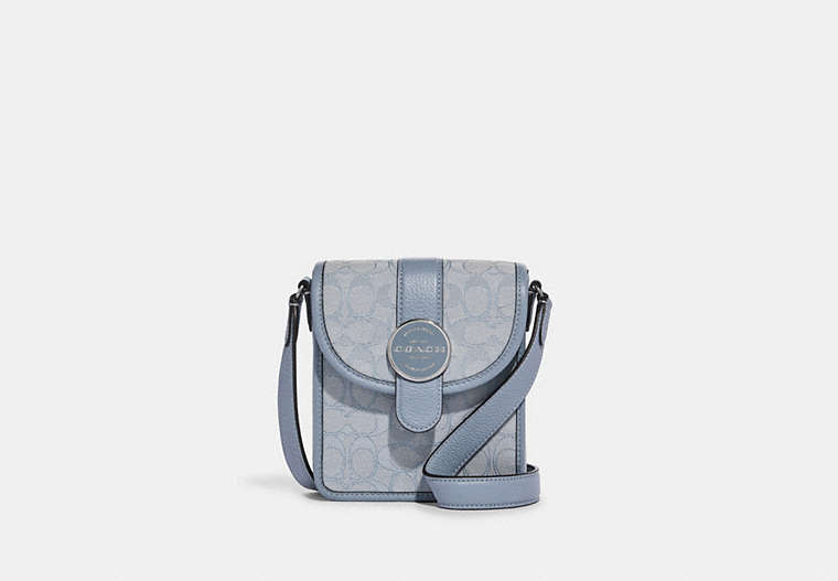 North/South Lonnie Crossbody In Signature Jacquard image number 0