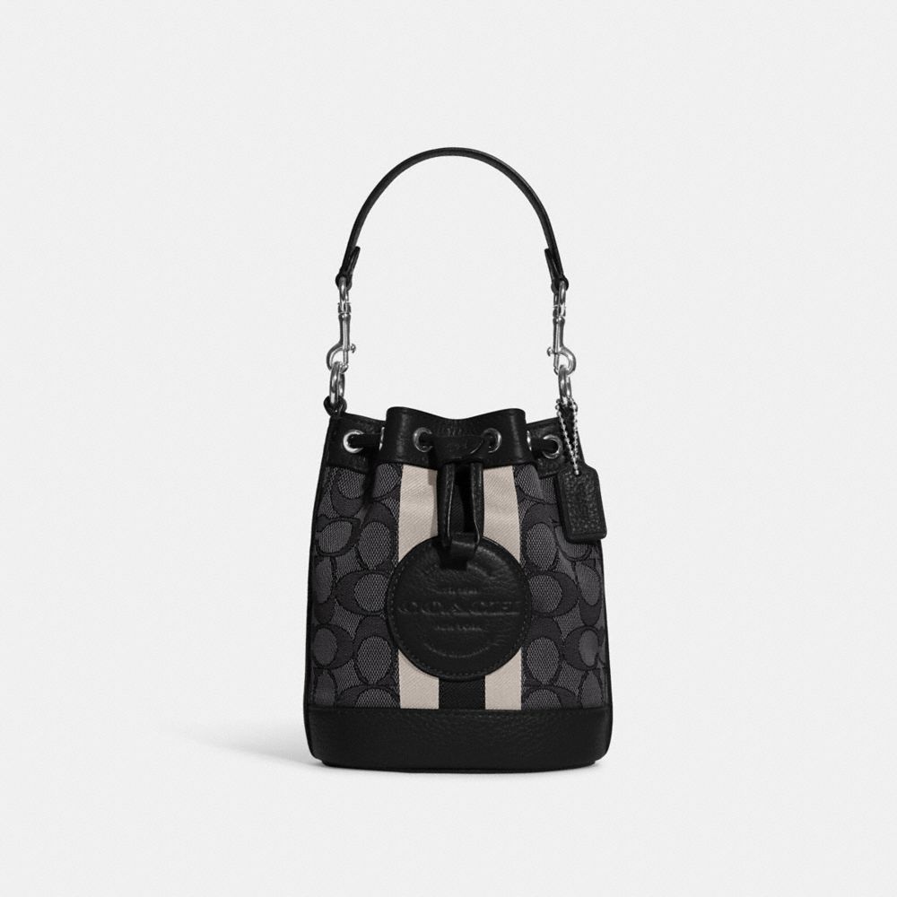 COACH OUTLET® | Mini Dempsey Bucket Bag In Signature Jacquard With