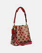 Willow Bucket Bag In Signature Canvas With Heart Print