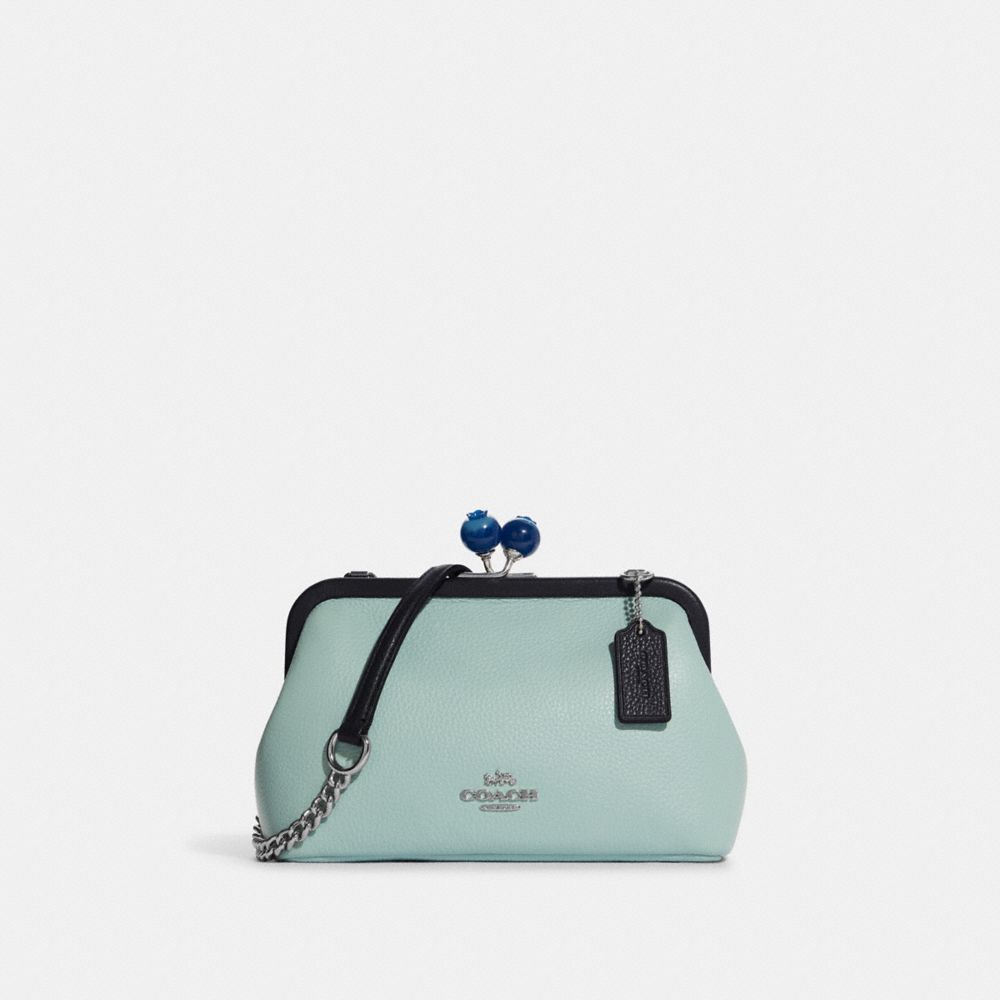 COACH® | Nora Kisslock Crossbody With Blueberry