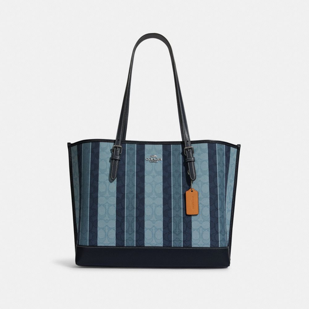 COACH OUTLET® | Mollie Tote In Signature Jacquard With Stripes