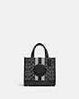 Dempsey Tote 22 In Signature Jacquard With Stripe And Coach Patch