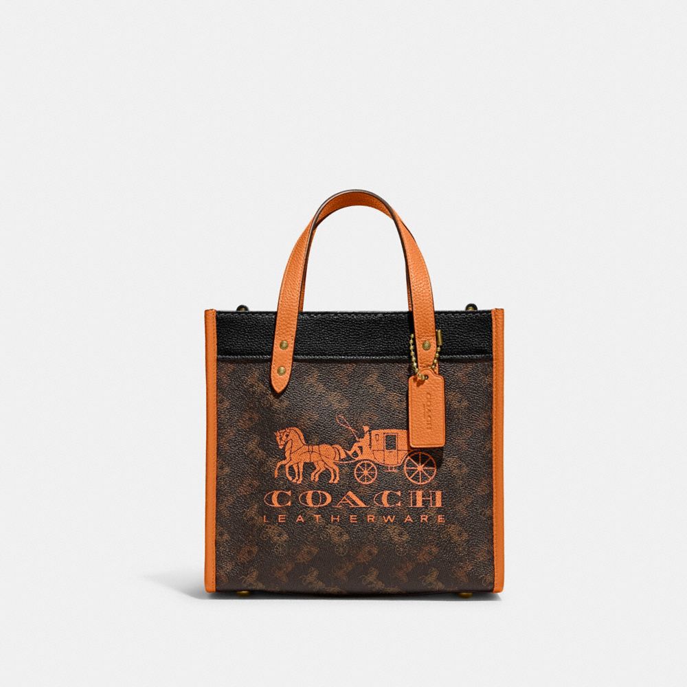COACH® | Field Tote 22 With Horse And Carriage Print And Carriage Badge