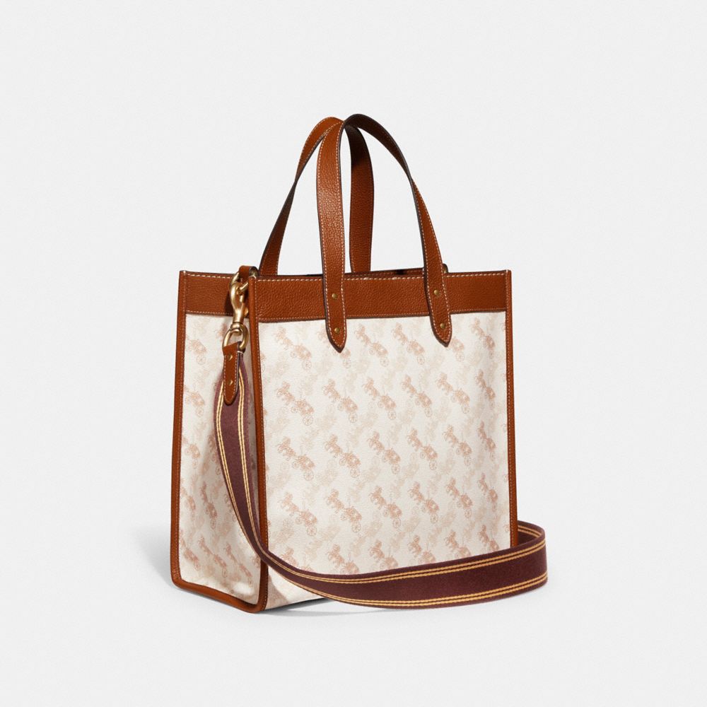 COACH® | Field Tote With Horse And Carriage Print And Carriage Badge