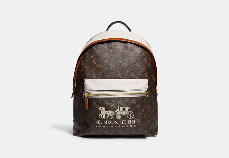Charter Backpack With Horse And Carriage Print | COACH®