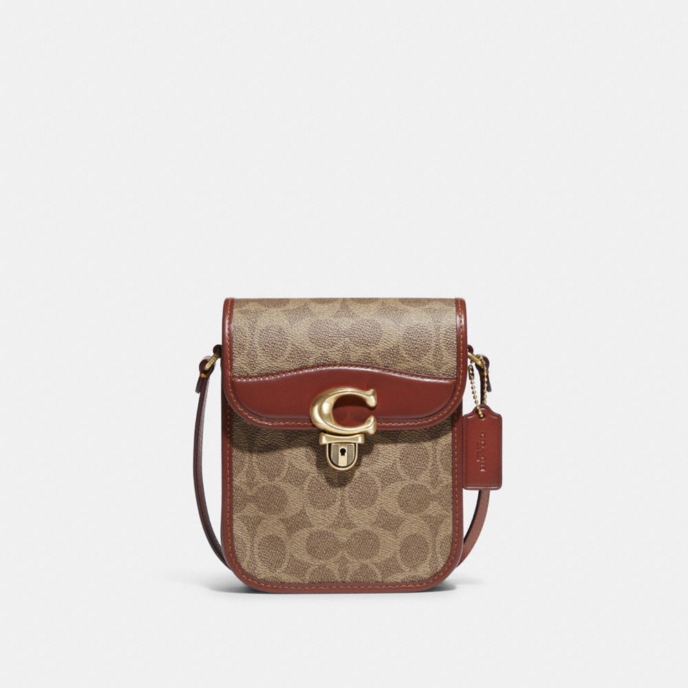 Tall Studio Crossbody In Signature Canvas | COACH®